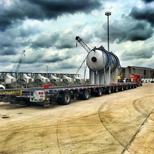 Semi-remorque à plateau - Faymonville Distribution S.A. - gooseneck / pour matériel industriel / pour charges longues