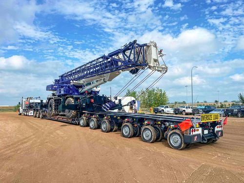 Semi-remorque gooseneck - HighwayMAX All-In-One - Faymonville Distribution S.A. - de chantier / pour matériel industriel / à 3 essieux