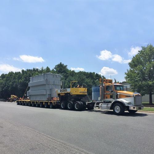 Semi-remorque à plateau - ModulMAX  - Faymonville Distribution S.A. - pour unité de béton préfabriqué / à 3 essieux / à 2 essieux