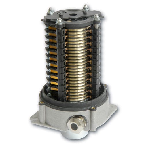 Collecteur tournant à colonne - G PRR A6 - Ravioli spa - en argent / aluminium / en cuivre