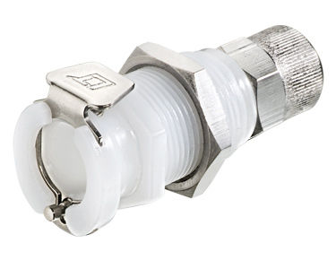 Raccord hydraulique - 40AC-S8 series - LinkTech Quick Couplings, Inc. - à visser / en plastique