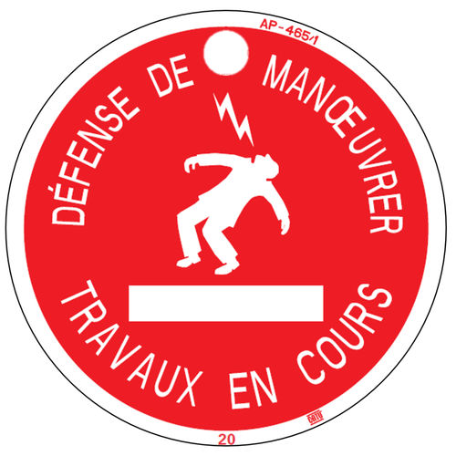 Panneau de signalisation interdiction - AP-465/1 - CATU - de risque électrique
