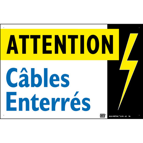 Panneau de signalisation de risque électrique - AM-63 - CATU