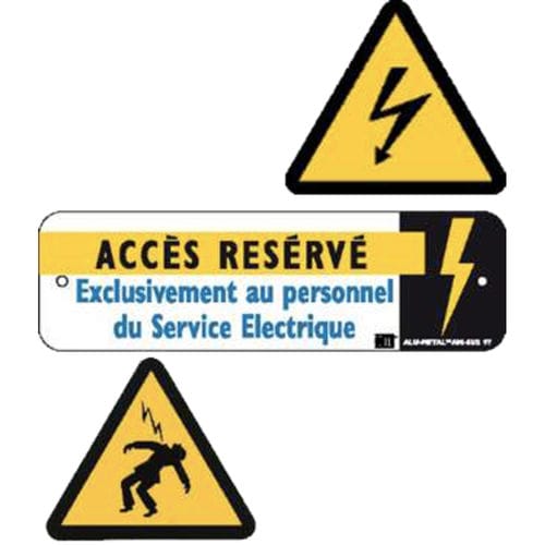 panneau de signalisation de risque électrique - CATU