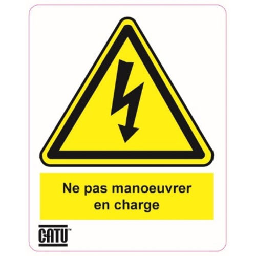 Plaque signalétique autocollante - AT-7012 - CATU - de sécurité / indicatrice