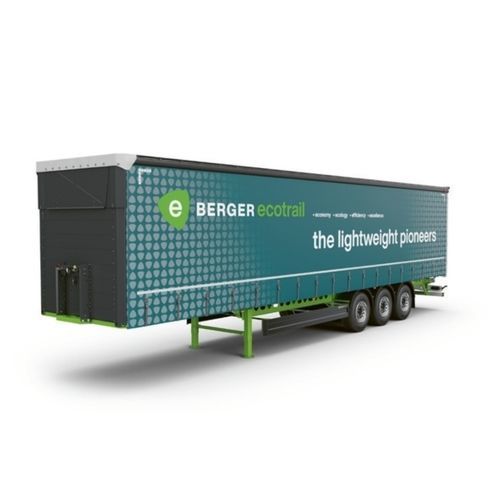 Semi-remorque à plateau - BERGERecotrail - Schmitz Cargobull - bachée / pour carburant / de chantier
