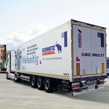 Semi-remorque porte-engin - S.BO MULTI - Schmitz Cargobull - pour colis / de paquets / pour pièces