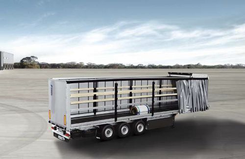 Semi-remorque porte-engin - S.CS COIL - Schmitz Cargobull - bachée / de bobine / à 2 essieux