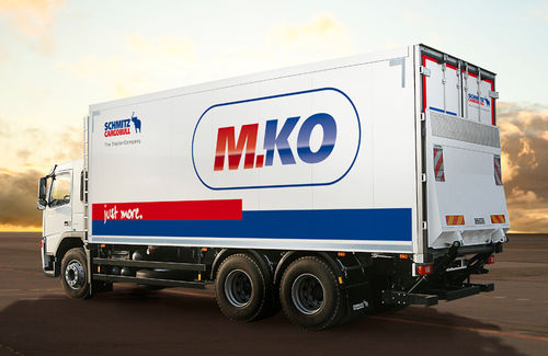 Semi-remorque frigorifique - M.KO EXPRESS - Schmitz Cargobull - à 2 essieux / tractée