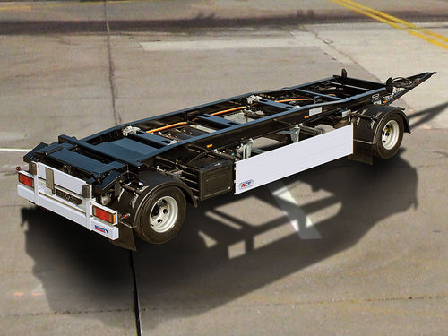 Remorque porte-conteneur - A.CF - Schmitz Cargobull - à 2 essieux / tractée / de manutention