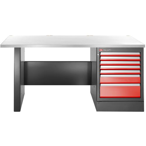 Établi en inox - JLS3-2MS7DH - FACOM - pour atelier / à tiroir / pour charges lourdes
