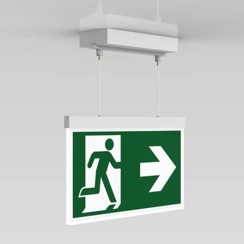Éclairage de secours - AGDC series - RP-Technik - RPower Batteries - à LED / suspendu