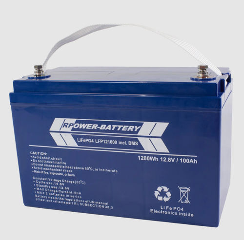 Batterie plomb-acide - LFP122000 - RP-Technik - RPower Batteries - rectangulaire / sans entretien