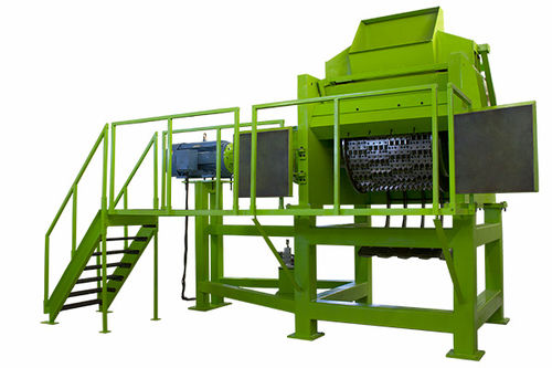 Déchiqueteur primaire - ECO Grater - ECO Green Equipment, USA - secondaire / à 1 arbre / de pneus