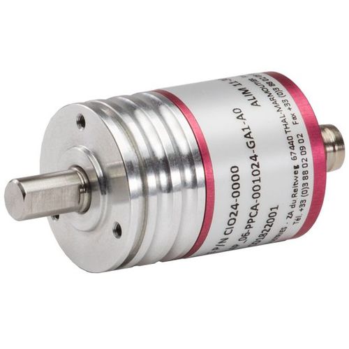 Codeur rotatif incrémental - CIO24P - AK Industries - optique / à arbre plein / en aluminium