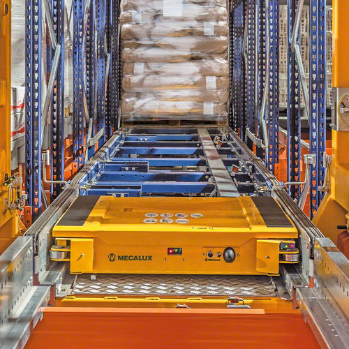 Pallet shuttle automatisé - MECALUX - électrique