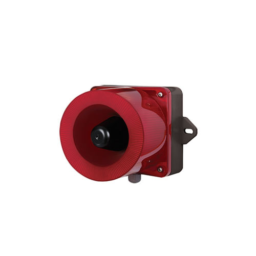 Diffuseur d'alarme sonore avec feu à éclats - QWCD Series - Qlight Co., Ltd. - avec feu permanent / à cornet / électronique