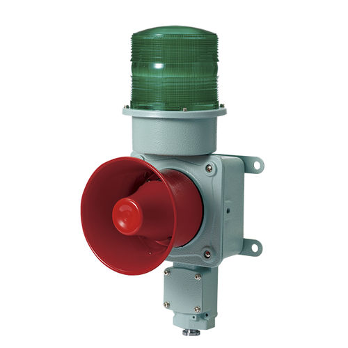 Sirène avec feu à éclats - SMDL - Qlight Co., Ltd. - à cornet / électronique / IP66