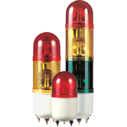 Colonne lumineuse permanente - SR series - Qlight Co., Ltd. - à 3 couleurs / IP44 / avec klaxon d'alarme