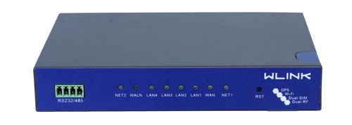 Routeur cellulaire - WCDMA/UMTS, WiFi | R520H - Shenzhen Wlink Technology Co., LTD - 3G / 5 ports / industriel