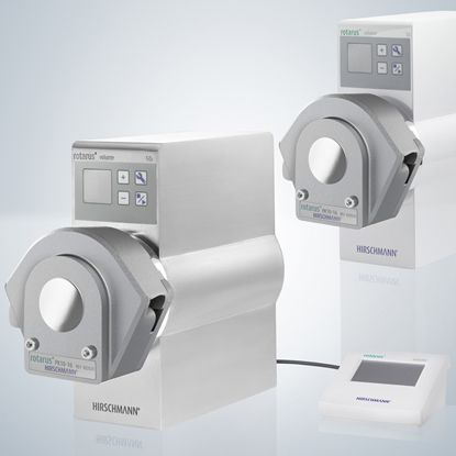Pompe de laboratoire - max. 500 rpm | rotarus® volume 100 series - Hirschmann Laborgeräte GmbH & Co. KG - péristaltique / pour produits chimiques / à moteur DC