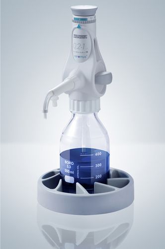 Distributeur manuel - 0.2 - 60 ml | ceramus® series - Hirschmann Laborgeräte GmbH & Co. KG - pour flacon