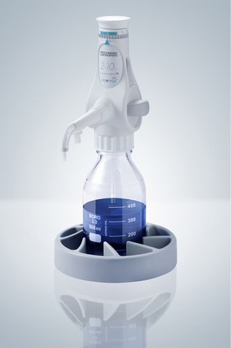 Distributeur manuel - 2 - 10 ml | ceramus® HF - Hirschmann Laborgeräte GmbH & Co. KG - pour flacon