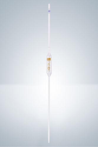 Pipette mono-canal - Hirschmann Laborgeräte GmbH & Co. KG - volumétrique / en chaux sodée / manuelle
