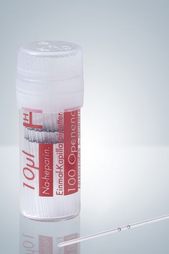 Tube capillaire en verre - 10 - 20 µl | openend® series - Hirschmann Laborgeräte GmbH & Co. KG