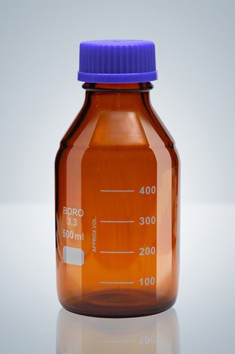 Flacon de réactif - 100 - 2 000 ml - Hirschmann Laborgeräte GmbH & Co. KG - en verre / avec bouchon