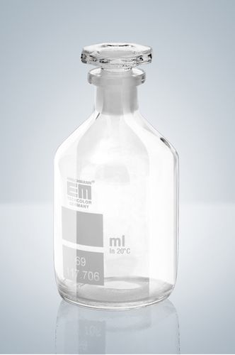 Flacon de réactif - 100 - 3 000 ml - Hirschmann Laborgeräte GmbH & Co. KG - en verre / avec bouchon
