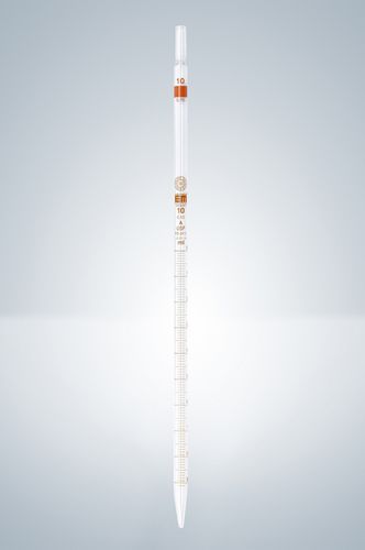 Pipette mono-canal - Hirschmann Laborgeräte GmbH & Co. KG - en chaux sodée / graduée / manuelle