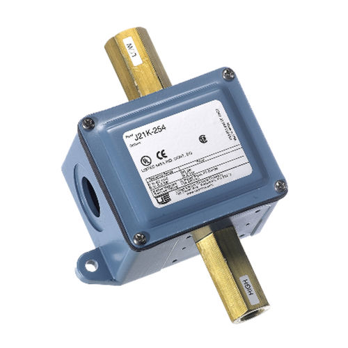 Pressostat à soufflet - J21K  - United Electric Controls - différentiel / NPT 1/4 / NPT 1/2
