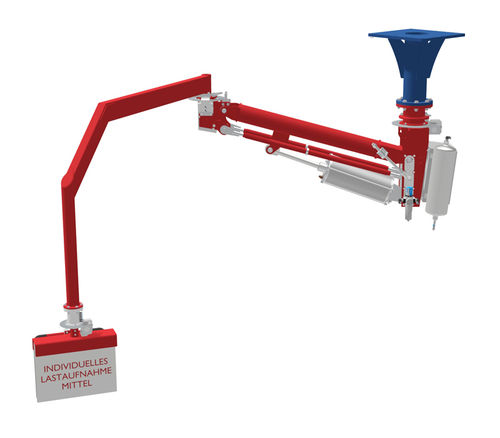 Manipulateur pneumatique - 350 kg, 4 000 mm | PARALLEL - HUSCH GmbH - avec outil de prise orbital / de positionnement / suspendu