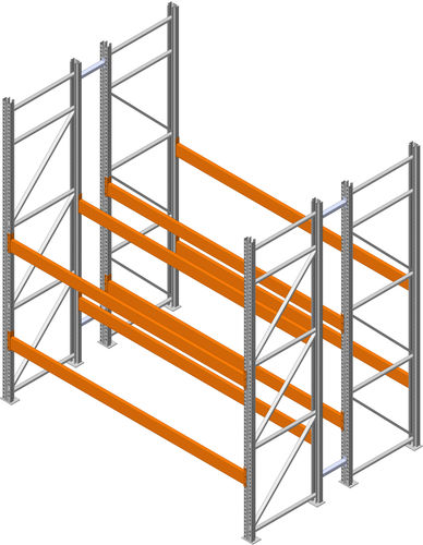 Rayonnage pour entrepôt de stockage - IMVO - double profondeur / pour charges lourdes / pour charges moyennes