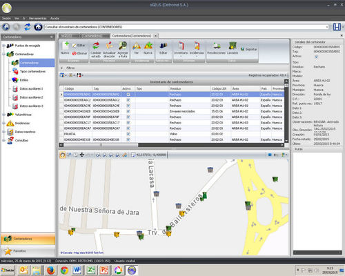 Logiciel de gestion des services urbains - siGEUS - Distromel, S.A.