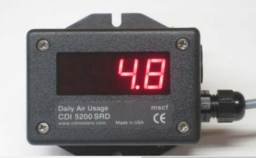 Débitmètre volumique - CDI 5200 SRD - UNIVERSAL FLOW MONITORS - pour air comprimé / avec affichage / à distance