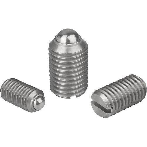 Poussoir à ressort - k0310 series - HEINRICH KIPP WERK GmbH & Co. KG - à billes