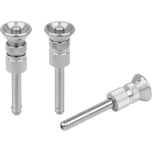 Goupille avec tête - K1299 series - HEINRICH KIPP WERK GmbH & Co. KG - en acier inoxydable / de sûreté