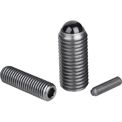 Poussoir à ressort - K0610 series - HEINRICH KIPP WERK GmbH & Co. KG - à billes / en céramique