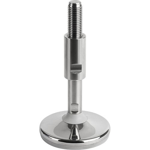Pied en acier inoxydable - K0741 series - HEINRICH KIPP WERK GmbH & Co. KG - de mise à niveau / pour applications stériles