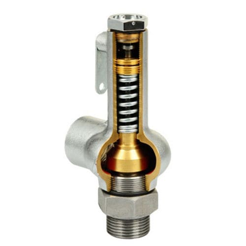 Soupape de sécurité pour gaz - zARMAK 781 - ZETKAMA Sp. z o.o. - pour air comprimé / pour eau / en laiton