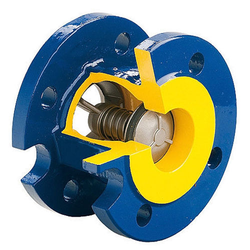 Clapet anti-retour à piston - zCHE 402 - ZETKAMA Sp. z o.o. - pour eau / à bride / en fonte