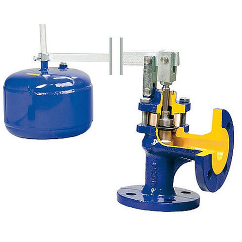 Vanne à flotteur - zFLO 274 - ZETKAMA Sp. z o.o. - à piston / pour l'eau / à bride