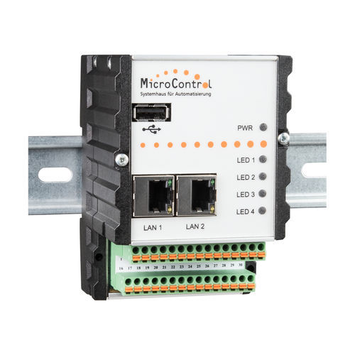 Unité de contrôle automatique - µMIC.200 - MicroControl GmbH & Co. KG - numérique / sur rail DIN