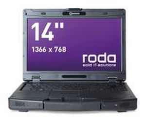 Ordinateur portable industriel - Enduro 14i (EA11) - roda computer GmbH - Intel® Core™ i5 / semi-durci / LCD