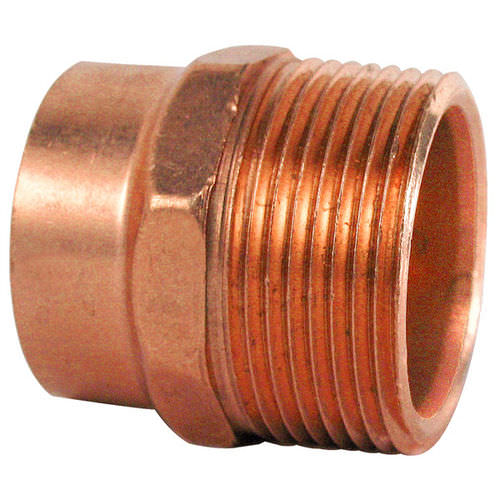 Adaptateur hydraulique pour tuyaux - C x M - Wrot 904  - NIBCO - mâle / en alliage / en cuivre