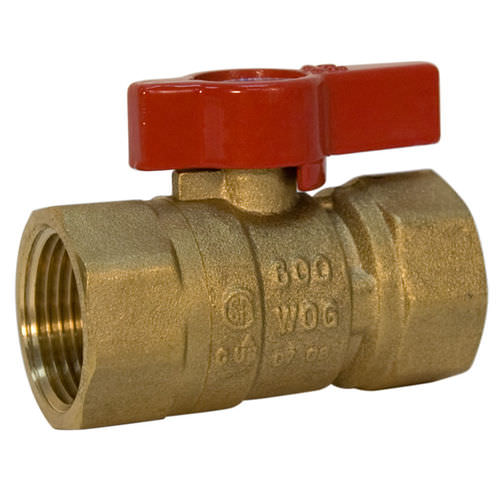 Vanne à boisseau sphérique - GB1A series - NIBCO - à levier / de pétrole / pour gaz
