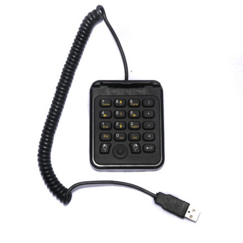 Clavier numérique 17 touches - IK-170 - IKEY Industrial Peripherals - benchtop / en caoutchouc silicone / USB