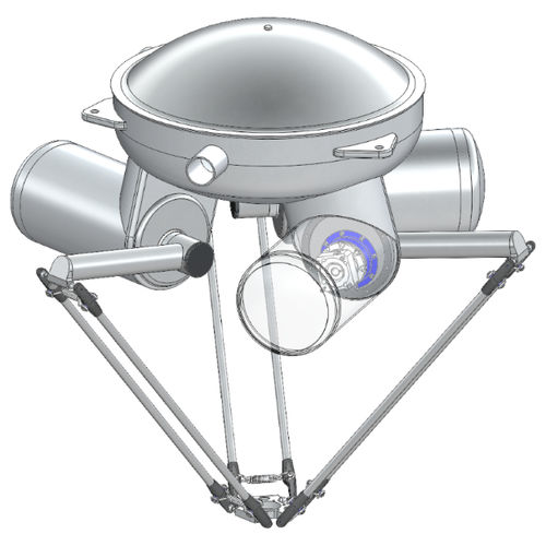Robot delta - D4-1300-HD021 - Codian Robotics - 4 axes / pick and place / pour l'industrie agroalimentaire